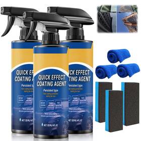 3qcdmpw Zhuangzi 3pcs Quick Effect Coating Agent Car Spray Advanced Quick-acting