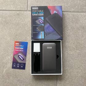 Zidion 850032265003 Portable Uv-c Led Sanitizer Ocsv 1a Micro Usb 4000 Mah Power Bank