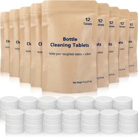 Jne-ziliny-177 Ziliny 96 Pcs Water Bottle Cleaning Tablets Bright Cleaner Tabs For Stainless St