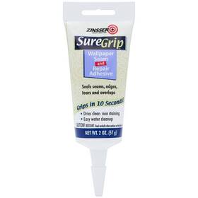 391498 Zinsser Suregrip High Strength Clear Wallpaper Adhesive 2 Oz