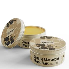 Ziruma 060960290779 Beeswax With Lemon Oil And Linseed For Wood 7 Oz 2-pack - Food Grade Pa
