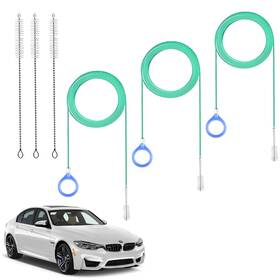 Stc-1 Zjsytqs Auto Sunroof Cleaning Tool 3pcs 120 Inch Flexible Pipe Brush 3 Pcs 7.9 Tube