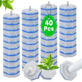 Mts-40-b Zqziqi 40 Count Toilet Wand Refills For Clorox 4x Cleaning Power Bowl Cleane