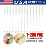 Nylon Straw Cleaner Cleaning Small Brush For Drinking Pipe Tube Baby Milk Bottle. Fixed Price $6.42.