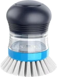 Mr.siga Soap Dispensing Palm Brush, Kitchen For Dish Pot Pan Sink Navy. Fixed Price $16.82.