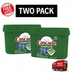 Cascade Complete Actionpacs Fresh Scent 126 Pods Dishwasher Detergent 2PACK Bulk. Fixed Price $39.99.
