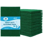Homexcel Heavy Duty Scouring Pad, 24 Pack Green Scrubbing Pads, Dish Scrubber.... Fixed Price $13.56.
