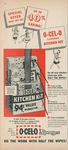 1954 O-cel-o Sponges Do Work With Half The Wipes Kitchen Clean Up Ad BL1. Fixed Price $13.00.