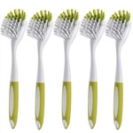 Dish Brush With Handle, Stiff Bristles Scrubber For Pots, Pans & Sink Cl.... Fixed Price $26.25.