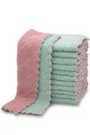 12 Pack Kitchen Towels Premium Dishcloths Super Absorbent Set. Fixed Price $9.99.