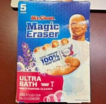 Mr. Magic Eraser Sponge Bathroom Cleaner Shower Tub. Fixed Price $15.99.