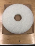 1" X 13", White, Thick Nylon Floor Maintenance Pad, Stripping Wood,metal, Stone. Fixed Price $19.95.