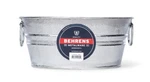 Behrens 103LFT 11" X4.75 1.5 Gallon Low Flat Galvanized Steel Tub Bucket. Fixed Price $91.97.