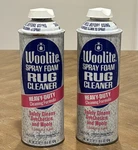 Lot Of 2 Vtg Woolite Spray Foam Rug Cleaner Heavy Duty Deep Cleaning Formula. Fixed Price $23.99.