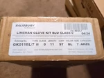 Salisbury *GK011BL/7* Electrical Glove Kit, Class 0, Sz 7, Pr. Fixed Price $70.00.