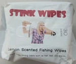 Stink Wipes Lemon Scented Fishing 30 Ct.. Fixed Price $8.49.