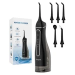 Cordless Portable Water Flosser With 300ML Tank: Rechargeable Oral Black. Fixed Price $31.99.