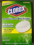 Clorox Ultra Tablets Bleach Toilet Bowl Cleaner, 3.5 Oz, 6 Pack. Fixed Price $17.00.