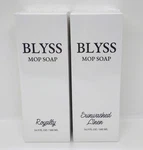 Blyss Mop Soap Royalty & Sunwashed Linen 16.9 Oz Concentrate Exp 2029 / Lot Of. Fixed Price $37.00.
