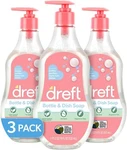 Dreft Bottle And Dish Soap, Fragrance Free Formula, Baby Wash, 18OZ, 3 Pk. Fixed Price $23.36.