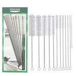 Kingsem Pcs Straw Cleaner Brush Kit With 2MM-25MM 30.6CM*12CM*2.5CM, White. Fixed Price $16.99.