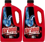 Max Gel Drain Remover For Shower/sink, 80 Oz, Pack Of 2 - Unclogs Hair,scum. Fixed Price $24.98.