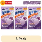 Ty-d-bol Toilet Cleaner Lavender Bowl Tablets Bleach Free -3 Pack. Fixed Price $19.55.