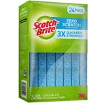 Scotch-brite Scrub Sponges, Zero Scratch, Blue, 24 Count Brand New. Fixed Price $23.99.