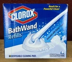 Clorox Bath Wand Refills 5 Disposable Cleaning Pads New 044600149868. Fixed Price $15.00.