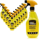 Tub O' Towels Heavy Duty Cleaner And Degreaser Spray Citrus Scent 24OZ - 12 Pack. Fixed Price $95.73.