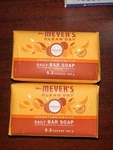 2-MRS. Meyer's Clean Day Bar Soap Clementine Scent, 5.3 Oz. Fixed Price $13.98.