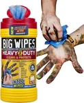 Heavy Duty Pro+ Hand Wipes Textured Dual-sided For Cleaning Paint, Grease, Oil. Fixed Price $28.61.