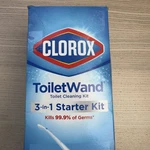 Clorox Toiletwand Bowl Cleaner Kit - 6 Disinfecting Refills & Caddy. Fixed Price $15.00.