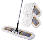 24" Commercial Dust Mop For Floor Cleaning, Heavy Duty Sweeper Broom With M.... Fixed Price $37.96.
