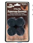 Parker Bailey 12 Non-slip Furniture Grippers 1.5 Inch Diameter Pads. Fixed Price $14.99.