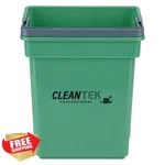 Restaurantware Tek 4 Quart Cleaning Bucket Green Plastic Utility Pail. Fixed Price $27.99.