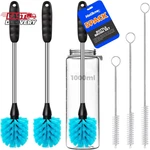 Holikme 5 Pack Bottle Brush Cleaner Set, 14" Long Handle Stainless Steel. Fixed Price $11.71.