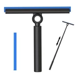 Ehomgui Shower For Glass Doors, Extendable Squeegee, Black &blue. Fixed Price $38.63.