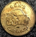 Don's Wash - Better Soap Cleaner Cars Vending Token 23MM (C553). Fixed Price $6.45.
