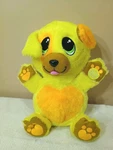 Fur Berries Yellow Pineapple Puppy Dog 10" Folding Ball Plush 2007 Spin Master. Fixed Price $20.79.