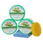 Earth Brite All-purpose 3X200GR (600GR)(21OZ.) Cleaning Kit, New, Eucalyptus. Fixed Price $31.95.