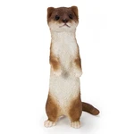 Hi-line Gift Ltd Least Weasel Statue Garden Animal Figurine Brown White Decor. Fixed Price $46.07.