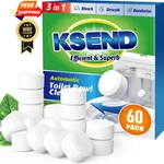 Ksend Toilet Bowl Cleaner Tablets - Pcs 1 Count (pack Of 60), White. Fixed Price $46.99.