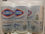 Clorox Compostable Free And Clear Wipes, No Dyes, Bleach, Ammonia, 75 Count. Fixed Price $23.95.