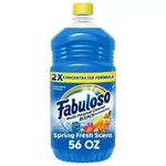Fabuloso Multi-purpose Cleaner 2X Concentrated Formula Spring Fresh Scent 56 Oz. Fixed Price $8.95.