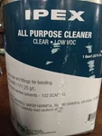 12PK Ipex Pipe Cleaner, Clear, 32 Oz. 024. Fixed Price $109.00.