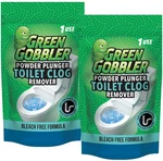 Green Gobbler Powder Plunger Toilet Remover 2 Pack For Easy Unclogging. Fixed Price $36.99.