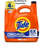 Tide Laundry Detergent Liquid, Original Scent, 6X Power, 125 Fl Oz / 100 Loads. Fixed Price $23.93.