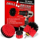 Heavy Duty Stiff Bristle Brush Kit Power Scrubber Attachment For Concrete,. Fixed Price $59.77.