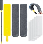 Under Appliance Cleaning Tool With Long Handle, 2 Reusable Microfiber Pads, 5.... Fixed Price $24.71.